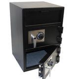 SafeandVaultStore HPD3020DDCC Wide Body Double Door Depository Safe - Bottom Door Open