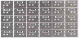 SafeandVaultStore AA-35 Safe Deposit Boxes (30 - 3" x 5" Openings)