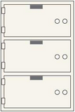 SafeandVaultStore AB-510 Safe Deposit Boxes (3 - 5" x 10" Openings)